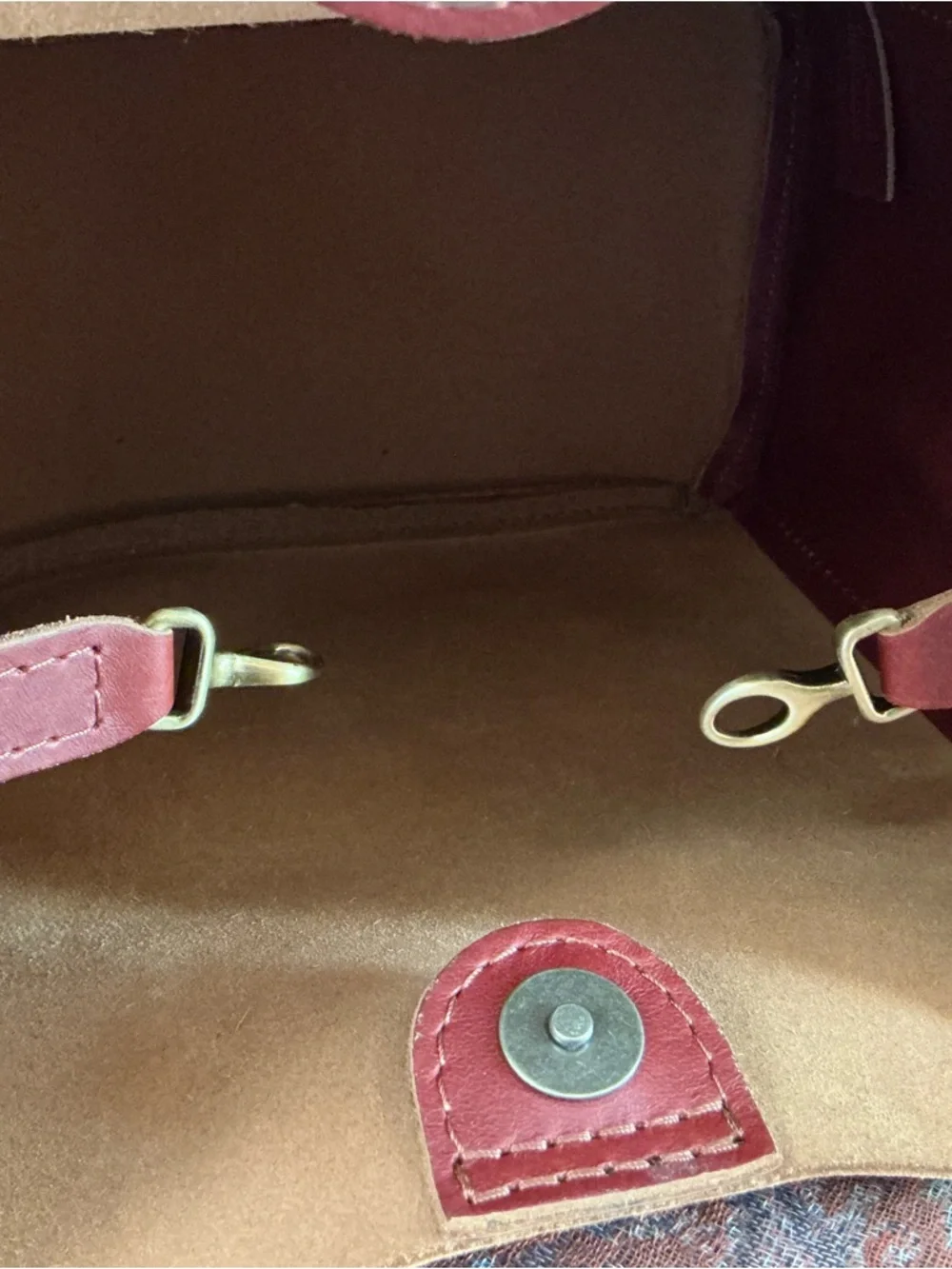 Portland Leather Butterfly Bucket